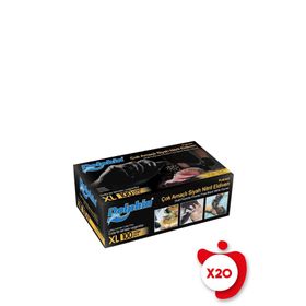 Dolphin 20x100 Adet XL Çok Amaçlı Siyah Nitril Eldiven