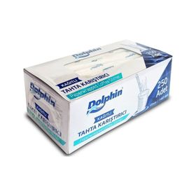 Dolphin 250x140 mm Kağıtlı Tahta Karıştırıcı