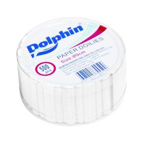 Dolphin 9 cm 500 Adet Dantel Kağıt Bardak Altlığı