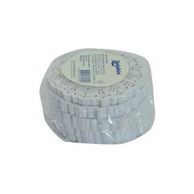 Dolphin 9 cm Dantel Desenli Beyaz 500 Adetli 1 Paket Kağıt Bardak Altlığı