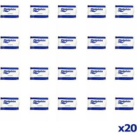 Dolphin Büyük Boy 100 Adetlik 20 Paket Pe İş Temizlik Tek Kullanımlık Şeffaf Poşet Market Eldiven