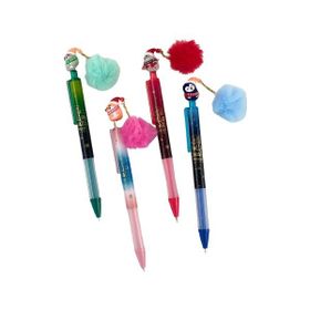 Dolphin CF-7015 Ponponlu Yılbaşı 4'lü 0.7mm Versatil Kalem Seti