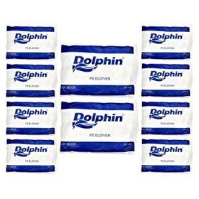 Dolphin İş Temizlik Tek Kullanımlık Şeffaf Poşet Büyük Boy 100 Adetlik 10 Paket Market Eldiven