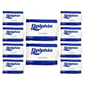 Dolphin İş Temizlik Tek Kullanımlık Şeffaf Poşet Büyük Boy 100 Adetlik 10 Paket Market Eldiven