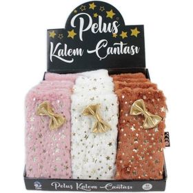Dolphin KÇ PC 630 Peluş Yaldızlı Kalem Çantası