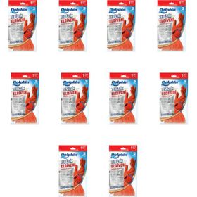 Dolphin Kırmızı Small Boy Küçük No:7-7.5 Lateks Bulaşık Temizlik Eldiveni (3 adet)