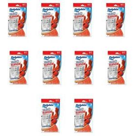 Dolphin Kırmızı Small Boy Küçük No:7-7.5 Lateks Bulaşık Temizlik Eldiveni (3 adet)