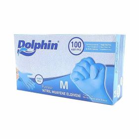 Dolphin M Pudrasız Nitril Muayene Eldiveni 100 Adet