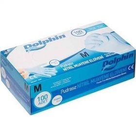 Dolphin M Pudrasız Nitril Muayene Eldiveni 100 Adet