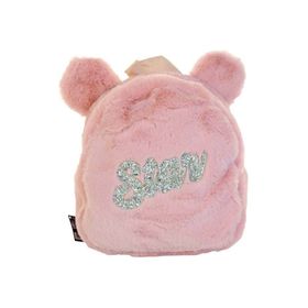 Dolphin PB-759-A Peluş Pembe Sırt Çantası
