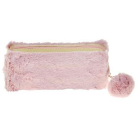 Dolphin PC-897 Peluş Pembe Kalem Çantası