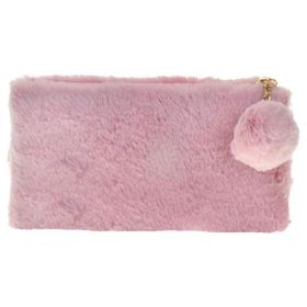 Dolphin PC-898 Peluş Pembe Kalem Çantası