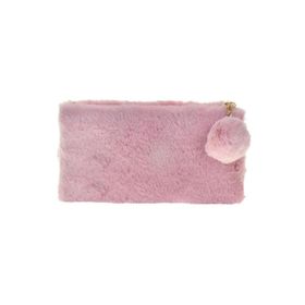 Dolphin PC-898 Peluş Pembe Kalem Çantası