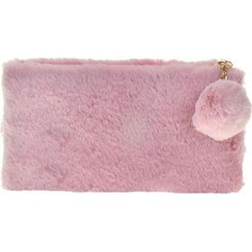 Dolphin PC-898 Peluş Pembe Kalem Çantası