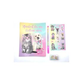 Dolphin PT-7746 Studio Pets Tüylü PVC Çanta Kırtasiye Seti