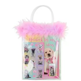 Dolphin PT-7746 Studio Pets Tüylü PVC Çanta Kırtasiye Seti