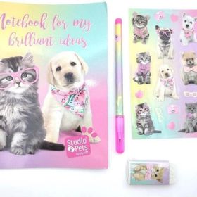 Dolphin PT-7746 Studio Pets Tüylü PVC Çanta Kırtasiye Seti