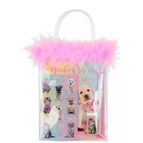 Dolphin PT-7746 Studio Pets Tüylü PVC Çanta Kırtasiye Seti