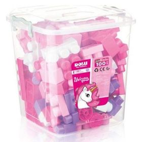 Dolu 2556 100 Parça Unicorn Sandıkta Mega Blok