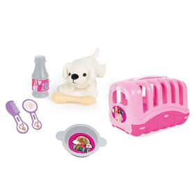 Dolu 4305 Pembe Barbie İlk Evcil Hayvanım Pembe Oyun Seti