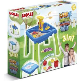 Dolu Oyuncak 3077 Yeşil Su Kum 3in1 Yaratıcılık Masası