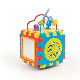 Dolu Oyuncak 5092 İkisi Bir Arada Eğitici Küp ve Puzzle