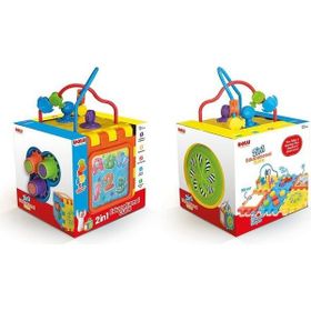 Dolu Oyuncak 5092 İkisi Bir Arada Eğitici Küp ve Puzzle