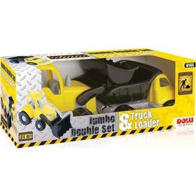 Dolu Oyuncak 6144 Jumbo İkili Kamyon - Dozer Seti