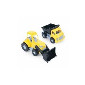 Dolu Oyuncak 6144 Jumbo İkili Kamyon - Dozer Seti