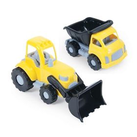 Dolu Oyuncak 6144 Jumbo İkili Kamyon - Dozer Seti