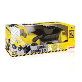 Dolu Oyuncak 6144 Jumbo İkili Kamyon - Dozer Seti