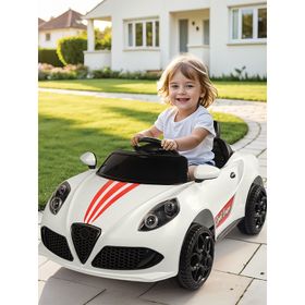 Dolu Oyuncak Sport Coupe 12 V Beyaz Akülü Araba