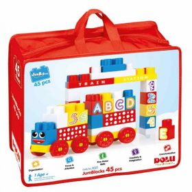 Dolu Unicorn Çantalı Mega Blok 45’li Bebek Oyuncağı