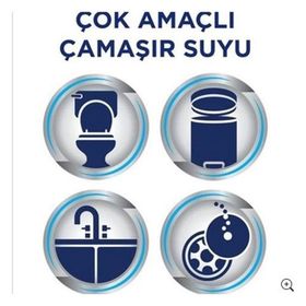 Domestos 810 ml Çamaşır Suyu + Cif Tüm Yüzeyler 750 ml Yüzey Temizleyici