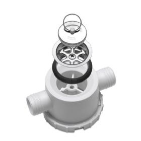 Dometic AC557 25 mm Çiftli Bağlantılı Sifon