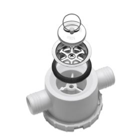 Dometic AC557 25 mm Çiftli Bağlantılı Sifon