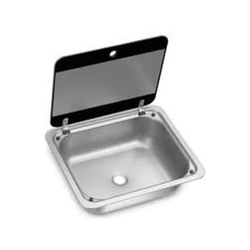 Dometic SNG4133 Cam Kapaklı Kare Eviye