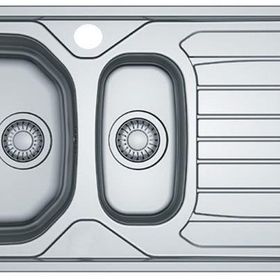 Dominox Reno X 651 1,5 Göz Paslanmaz Çelik Sol Damlalıklı Evye