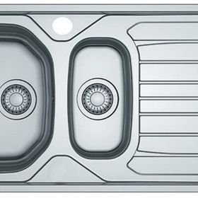 Dominox Reno X 651 1,5 Göz Paslanmaz Çelik Sol Damlalıklı Evye