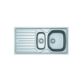 Dominox Reno X 651 1,5 Göz Paslanmaz Çelik Sol Damlalıklı Evye