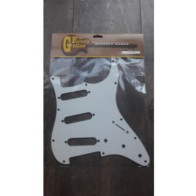 Domo Guitar Factory STP-1W3 Beyaz SSS Strat Pickguard
