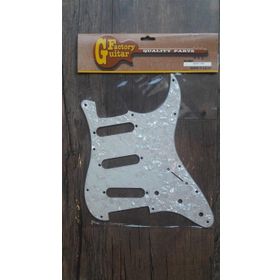 Domo Guitar Factory STP-1WP Beyaz Sedefli SSS Strat Pickguard
