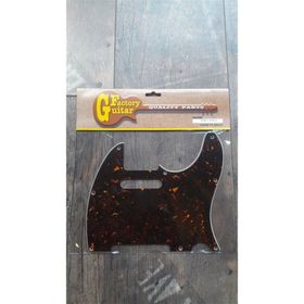 Domo Guitar Factory TEP-1TOR-B 8 Delikli Tortoise Shell Telecaster Pickguard