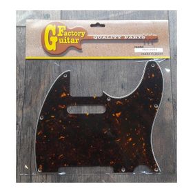 Domo Guitar Factory TEP-1TOR-B 8 Delikli Tortoise Shell Telecaster Pickguard