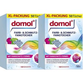 Domol Çamaşır Makinesi İçin 50'li 2 Adet Beyaz Renk Ayırıcı Mendil