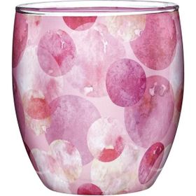 Domol Kırmızı Pembe Meyve Büyüsü Kokulu 1 Adet Mum