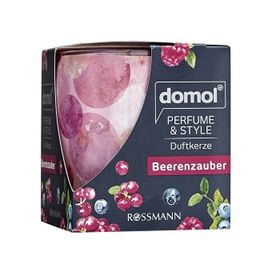 Domol Kırmızı Pembe Meyve Büyüsü Kokulu 1 Adet Mum