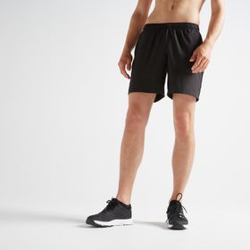 Domyos 100 Fitness Kardiyo Erkek Siyah Spor Şortu