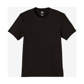 Domyos 500 Slim Fitness Hafif Antrenman Erkek Siyah Spor Tişörtü