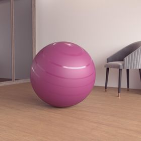 Domyos Fitness Hafif Antrenman Bordo 75 cm Pilates Topu